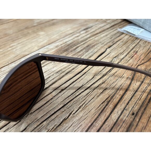 Maui Jim $309 NIB H672-01 Hulili Polarized Sunglasses Brown bronze - Picture 7 of 9